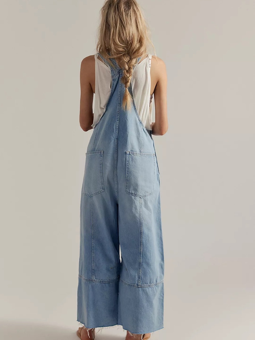 Like New! We The Free Rambler Overalls in Ghost Ranch - Picture 2 of 6